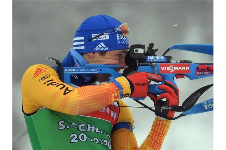 Will zurück in die Erfolgsspur: Biathlet Simon Schempp. Foto: Hendrik Schmidt/zb/dpa