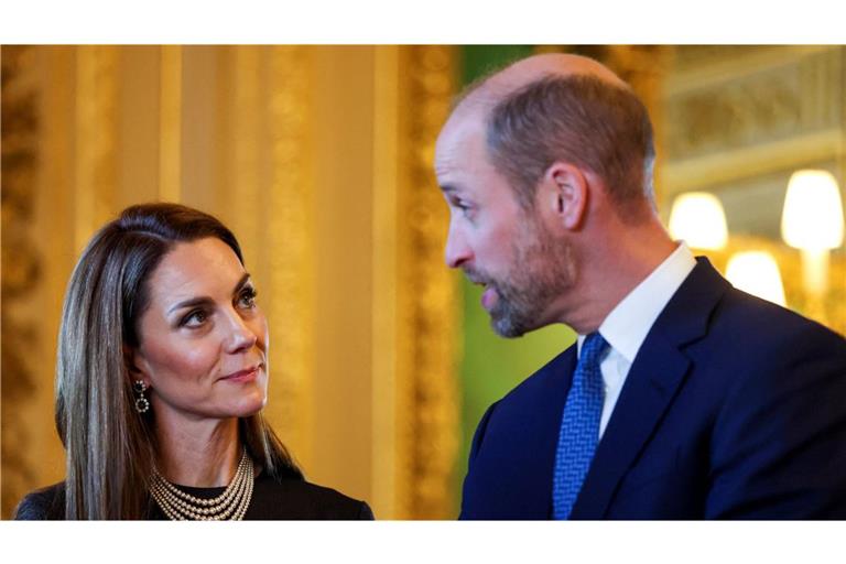 William und Kate zeigen sich besorgt (Archivbild).