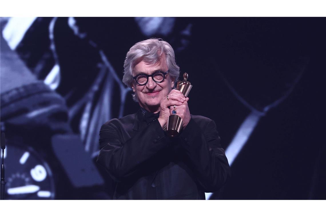 Wim Wenders wurde mit dem Ehrenpreis ausgezeichnet.