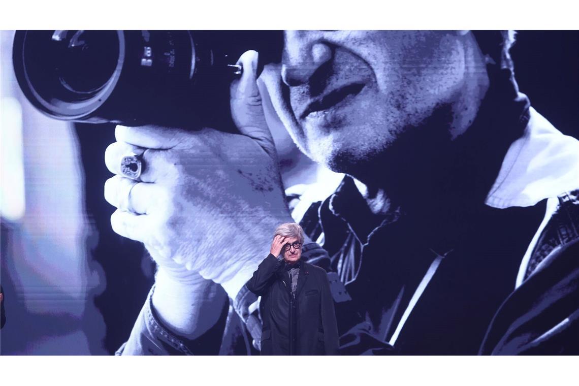 Wim Wenders wurde mit dem Ehrenpreis ausgezeichnet.