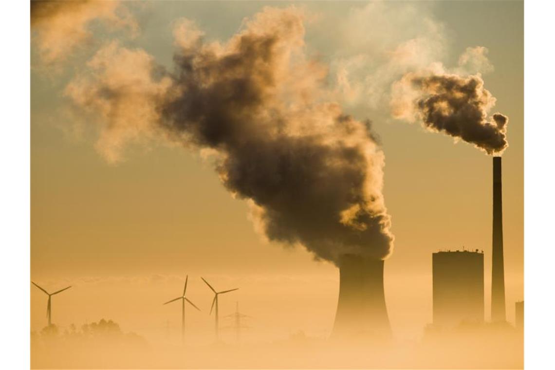 Windräder und Kohlekraftwerk: Der Klimaschutz gehört zu den großen Themen der politischen Agenda. Foto: Julian Stratenschulte