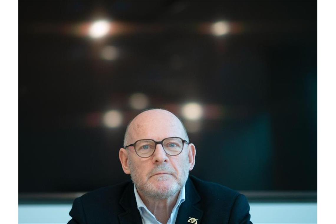 Hermann: Grüne werden nicht in Koalitionsrollen zerrieben Winfried Hermann (Bündnis 90/Die Grünen), Verkehrsminister von Baden-Württemberg, spricht. Foto: Marijan Murat/dpa