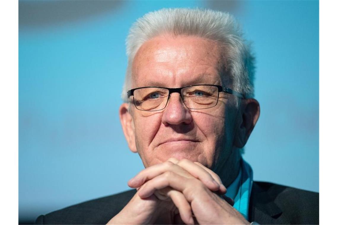 Winfried Kretschmann (Bündnis 90 / Die Grünen), Ministerpräsident des Landes Baden-Württemberg. Foto: Guido Kirchner/dpa