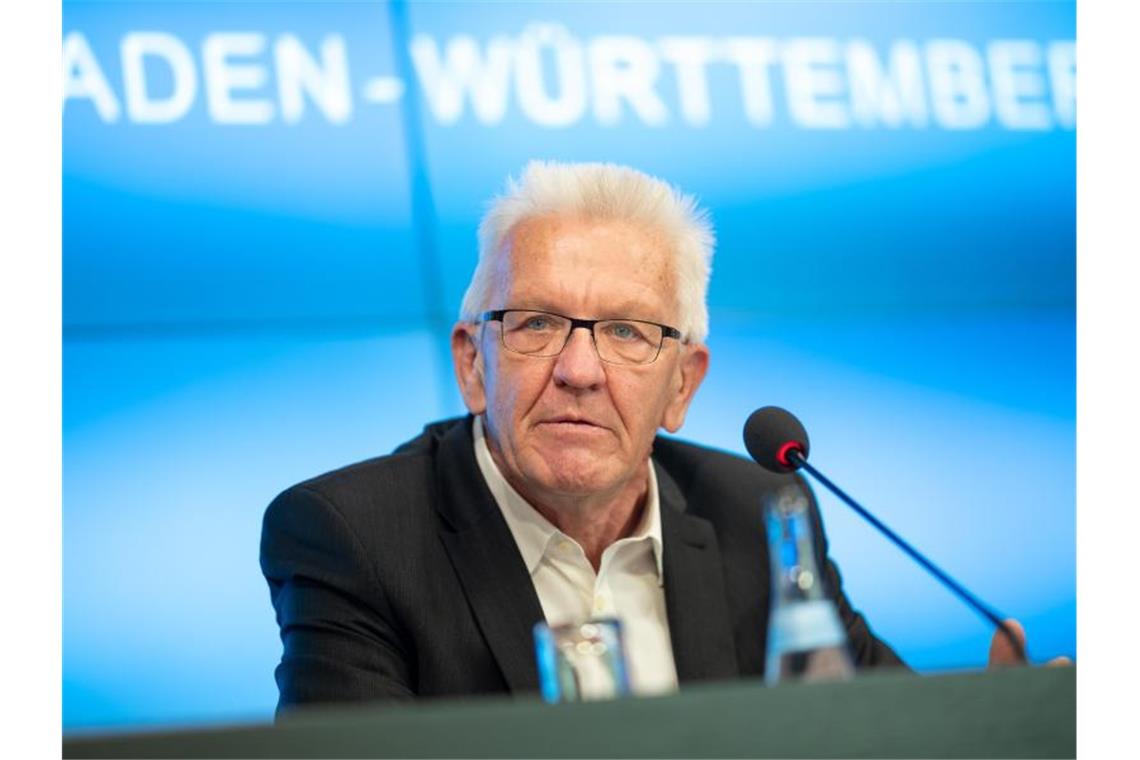 Winfried Kretschmann (Bündnis 90/Die Grünen), Ministerpräsident von Baden-Württemberg. Foto: Sebastian Gollnow/dpa/Archivbild