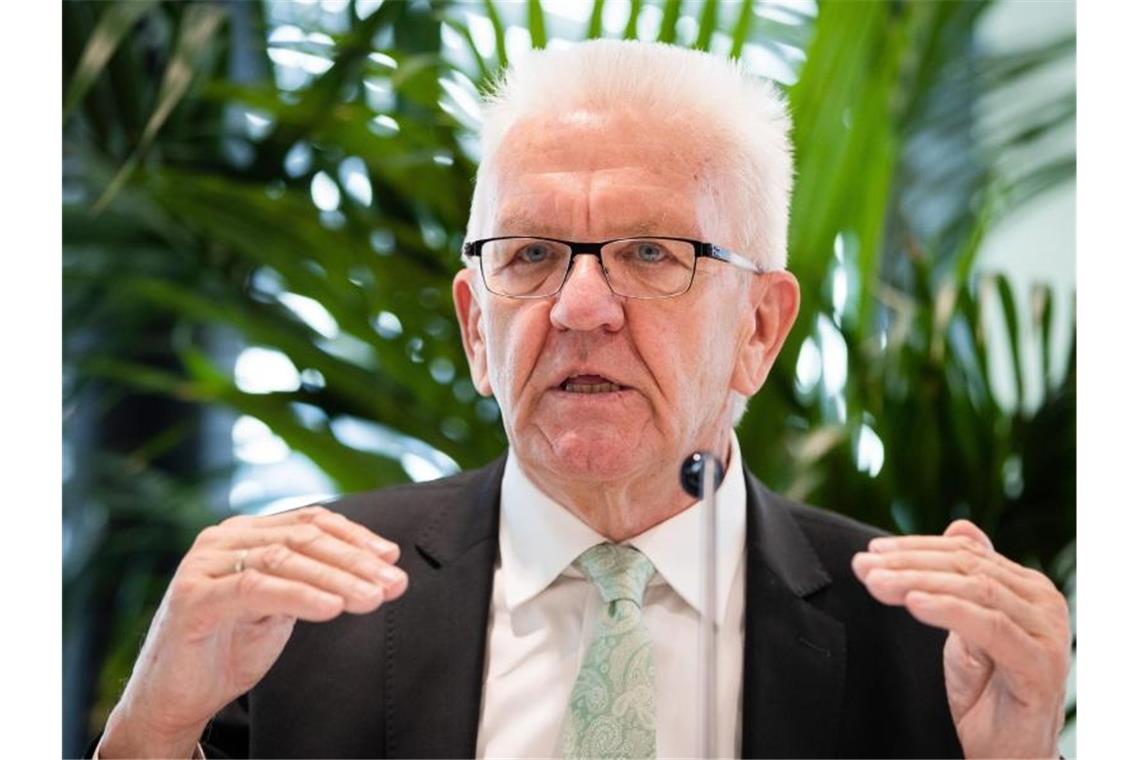 Landtag stärkt Klimaschutz mit Gesetz Winfried Kretschmann (Bündnis 90/Die Grünen), Ministerpräsident von Baden-Württemberg. Foto: Christoph Schmidt/dpa/Archivbild