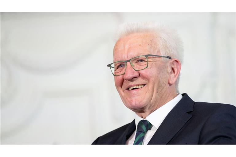 Winfried Kretschmann (Bündnis 90/Die Grünen), Ministerpräsident von Baden-Württemberg.