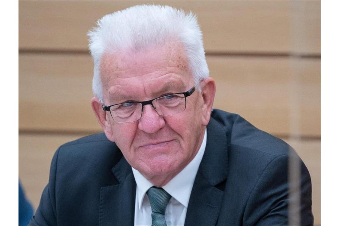 Winfried Kretschmann (Bündnis 90/Die Grünen), Ministerpräsident von Baden-Württemberg. Foto: Sebastian Gollnow/dpa/Archivbild