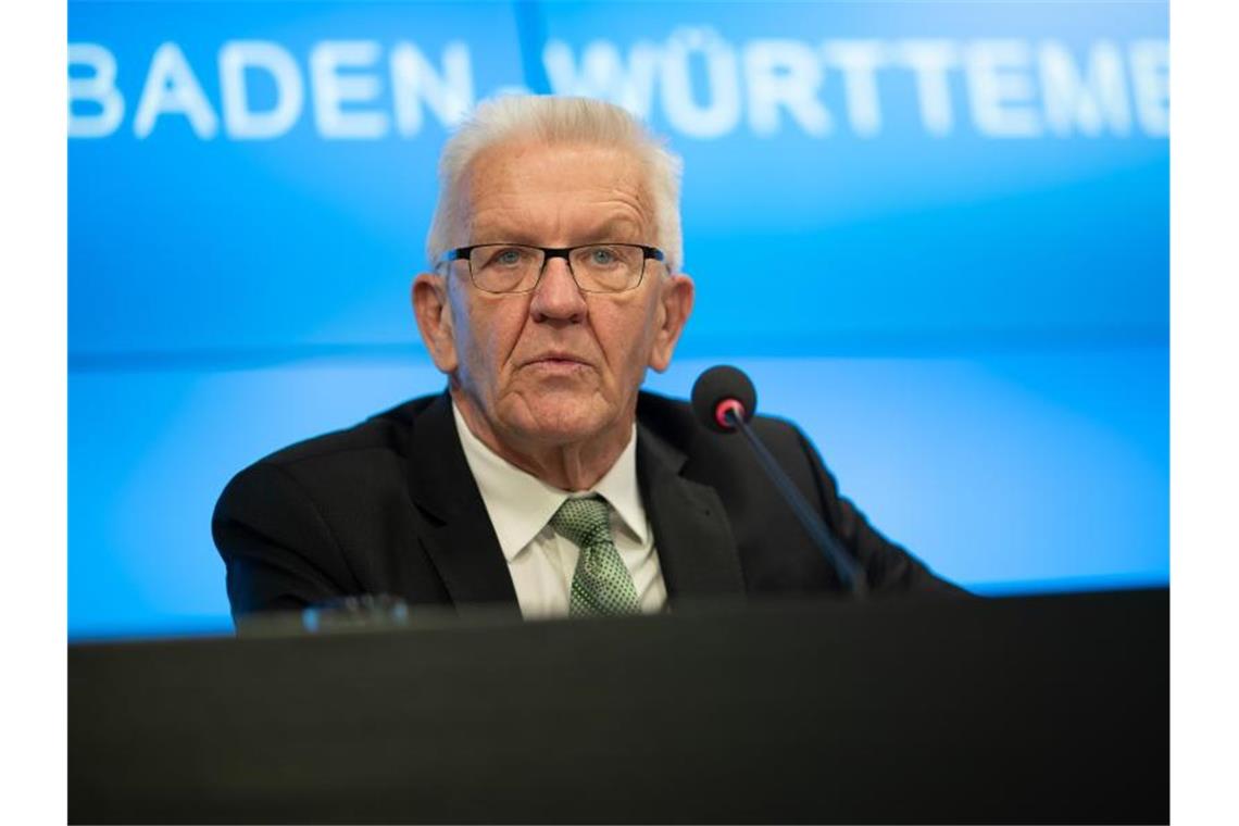Winfried Kretschmann (Bündnis 90/Die Grünen), Ministerpräsident von Baden-Württemberg. Foto: Sebastian Gollnow/dpa/Archivbild