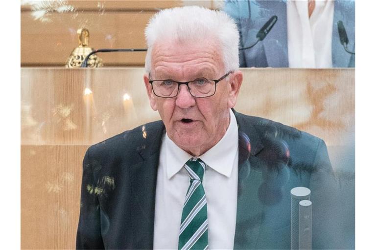 Winfried Kretschmann (Bündnis 90/Die Grünen), Ministerpräsident von Baden-Württemberg. Foto: Sebastian Gollnow/dpa/Archivbild
