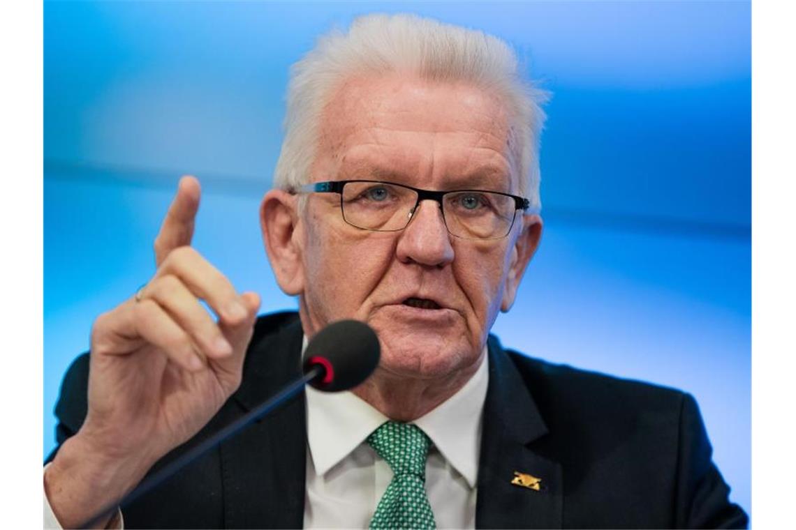 Winfried Kretschmann (Bündnis 90/Die Grünen), Ministerpräsident von Baden-Württemberg. Foto: Christoph Schmidt/dpa