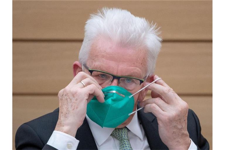 Winfried Kretschmann (Bündnis 90/Die Grünen), Ministerpräsident von Baden-Württemberg. Foto: Marijan Murat/dpa/Archivbild