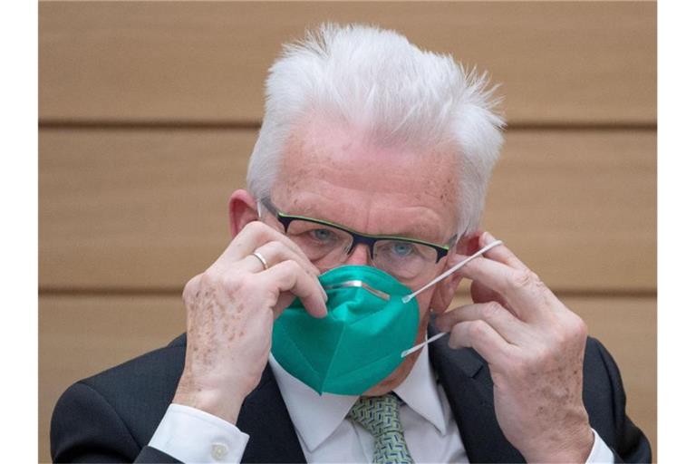 Winfried Kretschmann (Bündnis 90/Die Grünen), Ministerpräsident von Baden-Württemberg. Foto: Marijan Murat/dpa