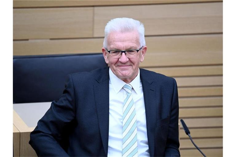 Winfried Kretschmann (Bündnis 90/Die Grünen), Ministerpräsident von Baden-Württemberg. Foto: Uli Deck/dpa