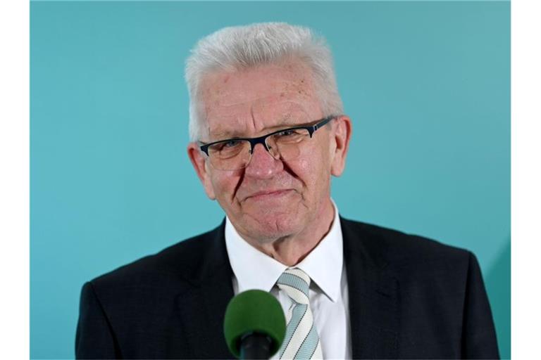 Winfried Kretschmann (Bündnis 90/Die Grünen), Ministerpräsident von Baden-Württemberg. Foto: Marijan Murat/dpa-Pool/dpa