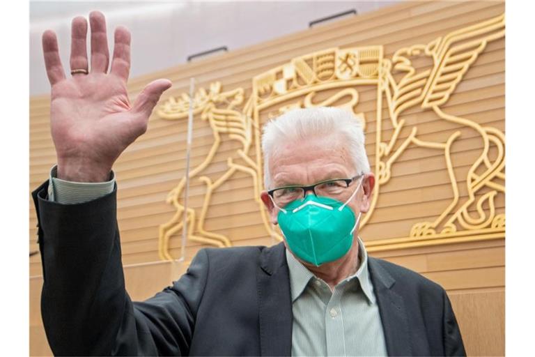 Winfried Kretschmann (Bündnis 90/Die Grünen), Ministerpräsident von Baden-Württemberg. Foto: Marijan Murat/dpa