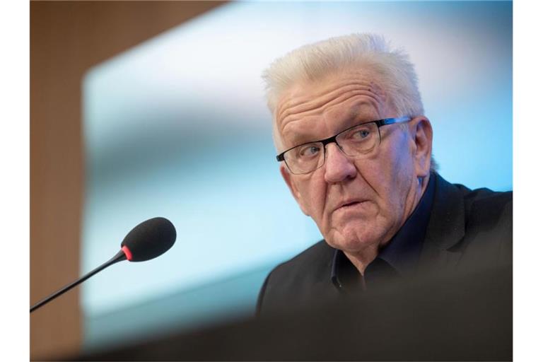Winfried Kretschmann (Bündnis 90/Die Grünen), Ministerpräsident von Baden-Württemberg. Foto: Marijan Murat/dpa