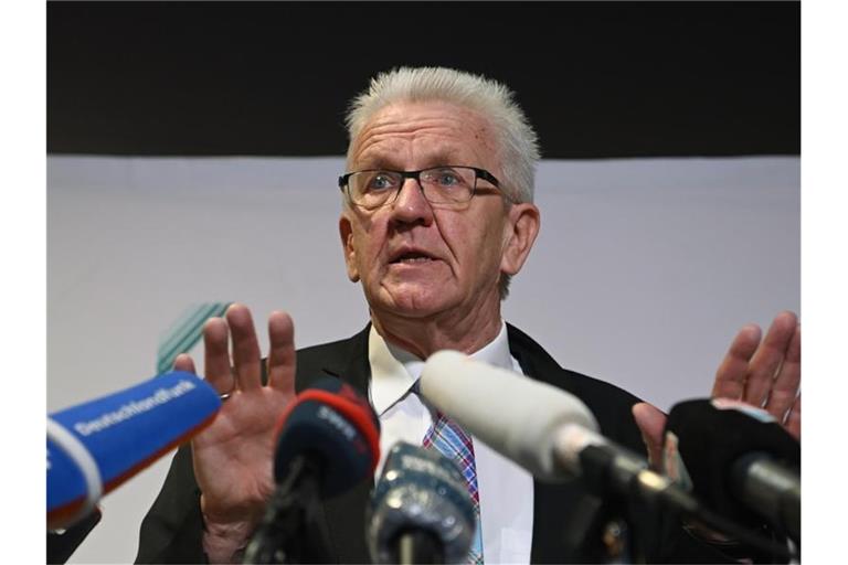 Winfried Kretschmann (Bündnis 90/Die Grünen), Ministerpräsident von Baden-Württemberg. Foto: Marijan Murat/dpa/Archivbild