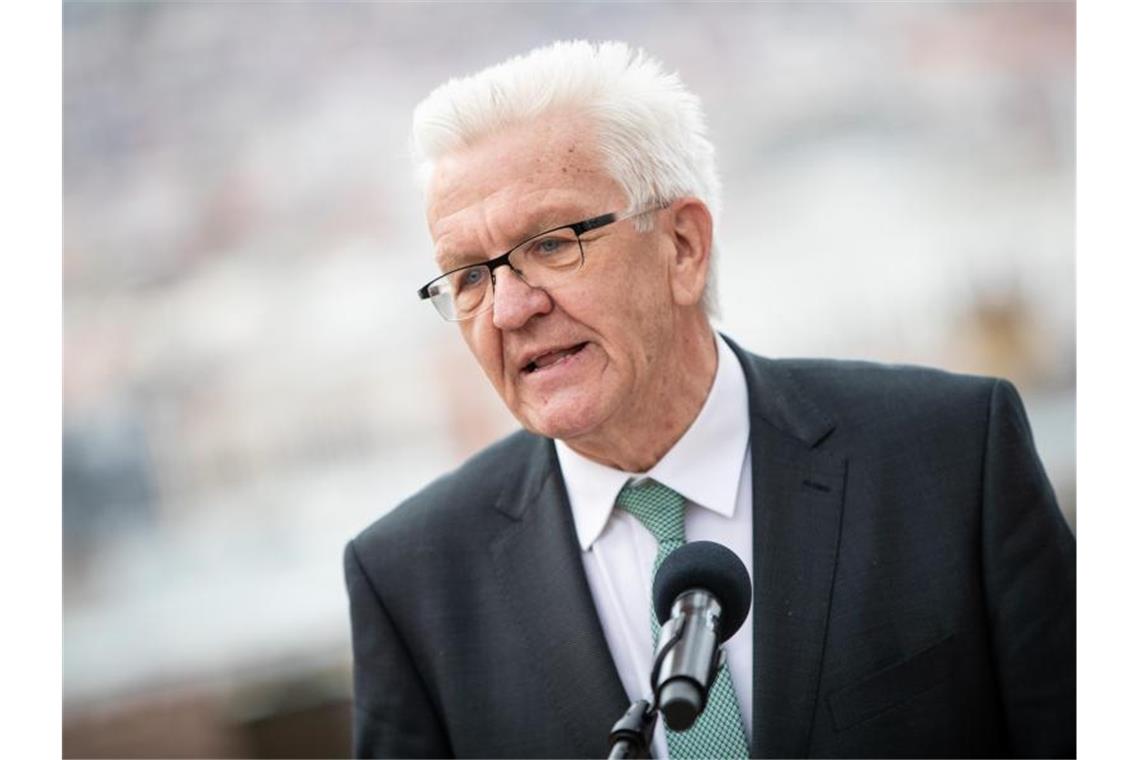 Winfried Kretschmann (Bündnis 90/Die Grünen), Ministerpräsident von Baden-Württemberg. Foto: Christoph Schmidt/dpa/Archivbild