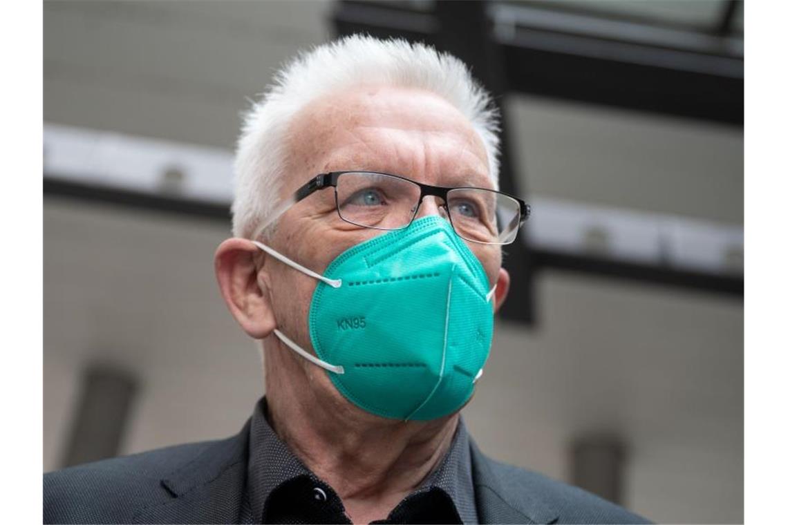 Ringen um vorrangige Vorhaben: Familiengeld kommt nicht Winfried Kretschmann (Bündnis 90/Die Grünen), Ministerpräsident von Baden-Württemberg. Foto: Marijan Murat/dpa