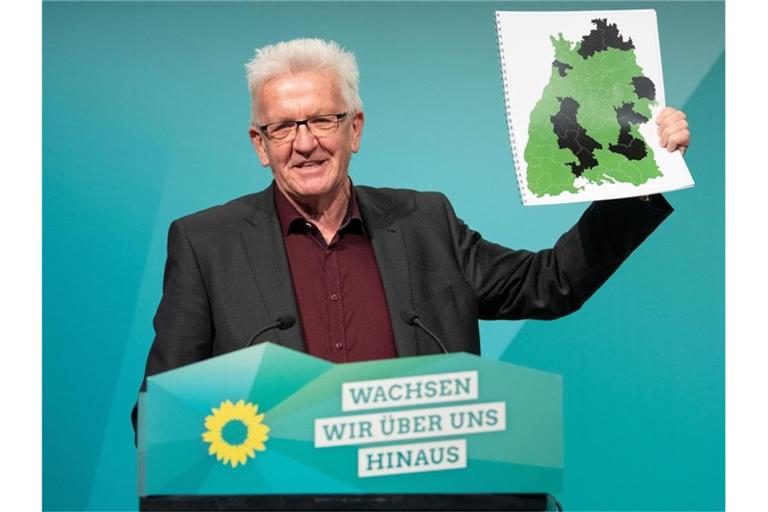 Winfried Kretschmann (Bündnis 90/Die Grünen), Ministerpräsident von Baden-Württemberg. Foto: Marijan Murat/dpa/Archivbild
