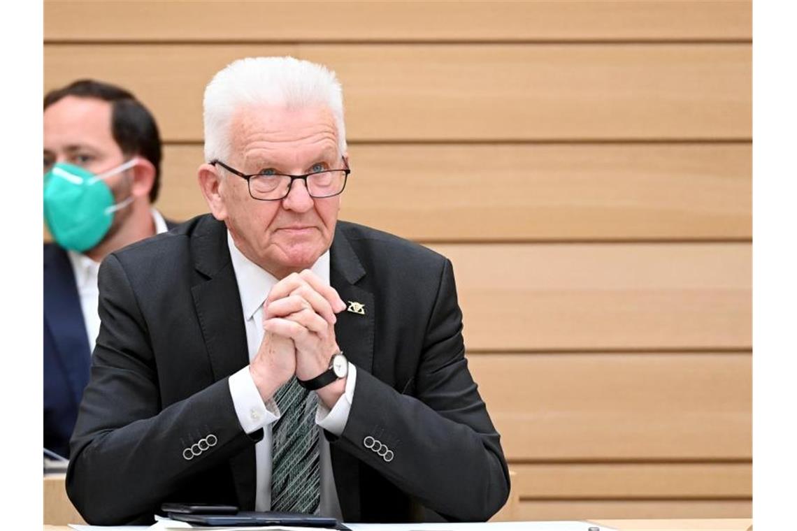 Kretschmann: Hatten Studierende etwas wenig im Blick Winfried Kretschmann (Bündnis 90/Die Grünen), Ministerpräsident von Baden-Württemberg. Foto: Bernd Weißbrod/dpa