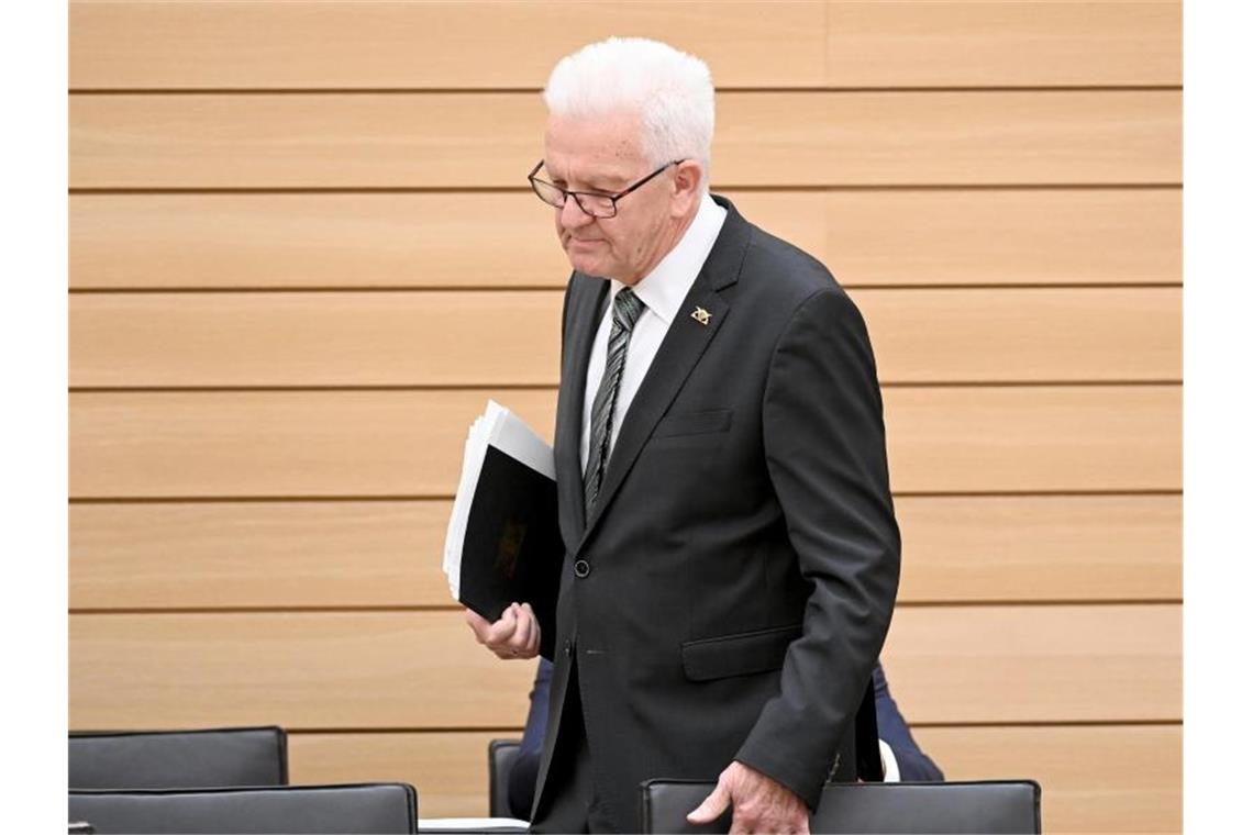 Winfried Kretschmann (Bündnis 90/Die Grünen), Ministerpräsident von Baden-Württemberg. Foto: Bernd Weißbrod/dpa