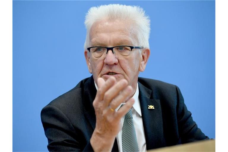Winfried Kretschmann (Bündnis 90/Die Grünen), Ministerpräsident von Baden- Württemberg. Foto: Britta Pedersen/Archivbild