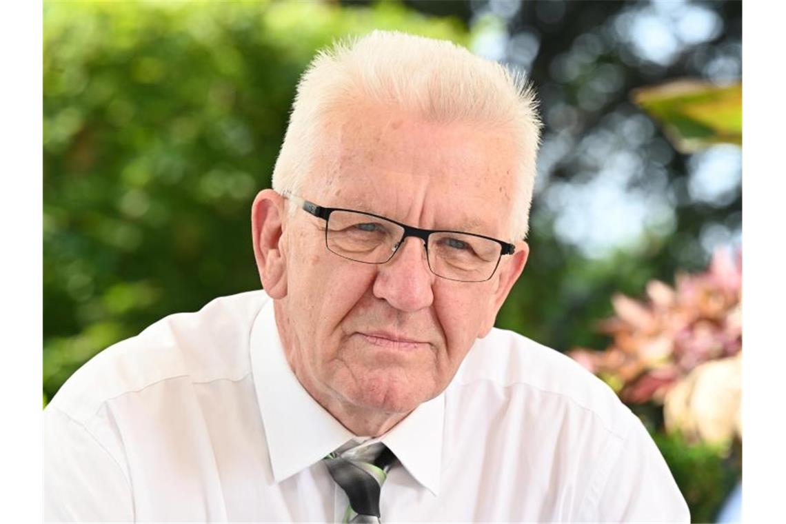 Winfried Kretschmann (Bündnis 90/Die Grünen), Ministerpräsident von Baden-Württemberg. Foto: Bernd Weißbrod/dpa/Archivbild