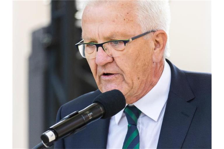 Winfried Kretschmann (Bündnis 90/Die Grünen), Ministerpräsident von Baden-Württemberg. Foto: Philipp von Ditfurth/dpa/Archivbild