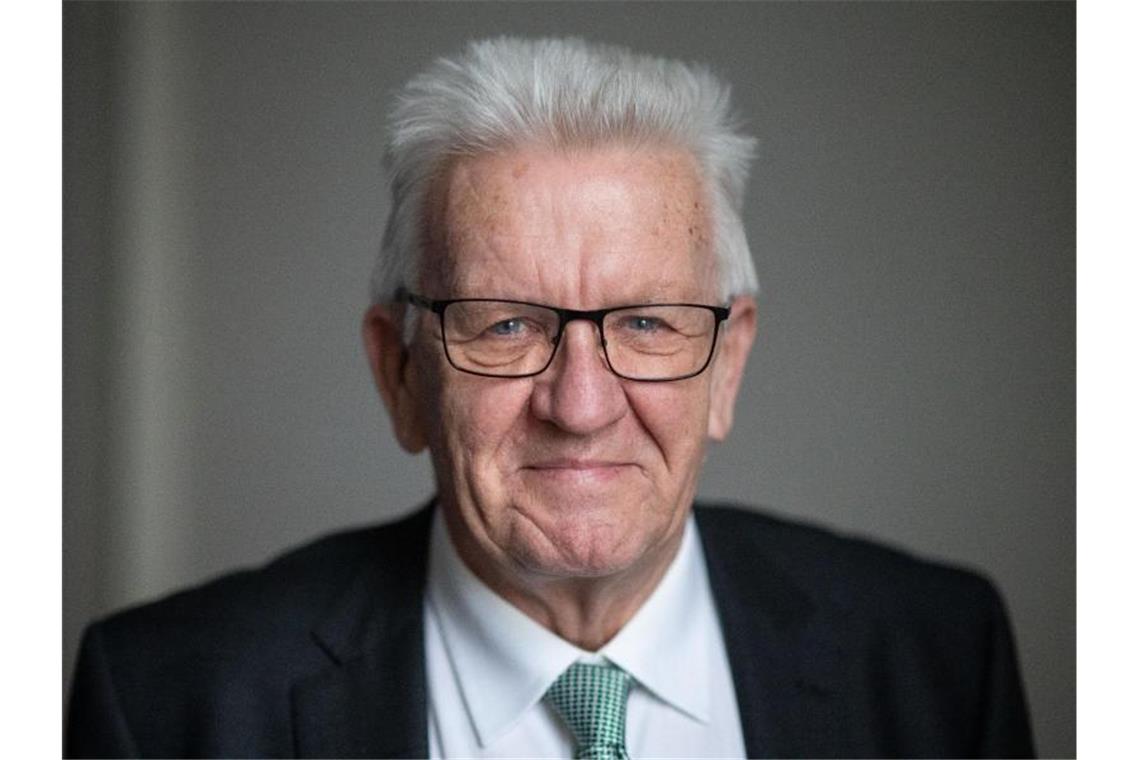 Kretschmann verbreitet Hoffnung zum Jahreswechsel Winfried Kretschmann (Bündnis 90/Die Grünen), Ministerpräsident von Baden-Württemberg. Foto: Marijan Murat/dpa/Archivbild
