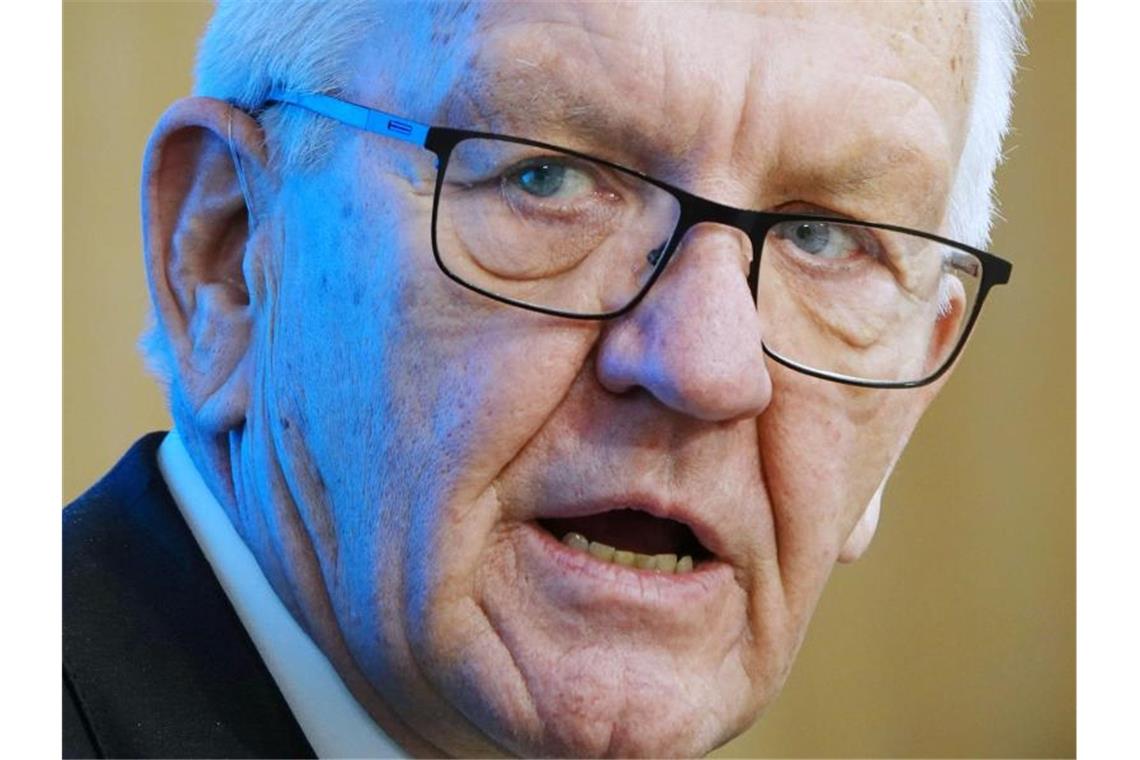 Kretschmann: Keine eindeutige Positionierung zu Boris Palmer Winfried Kretschmann (Bündnis 90/Die Grünen), Ministerpräsident von Baden-Württemberg. Foto: Vanessa Reiber/dpa/Archivbild