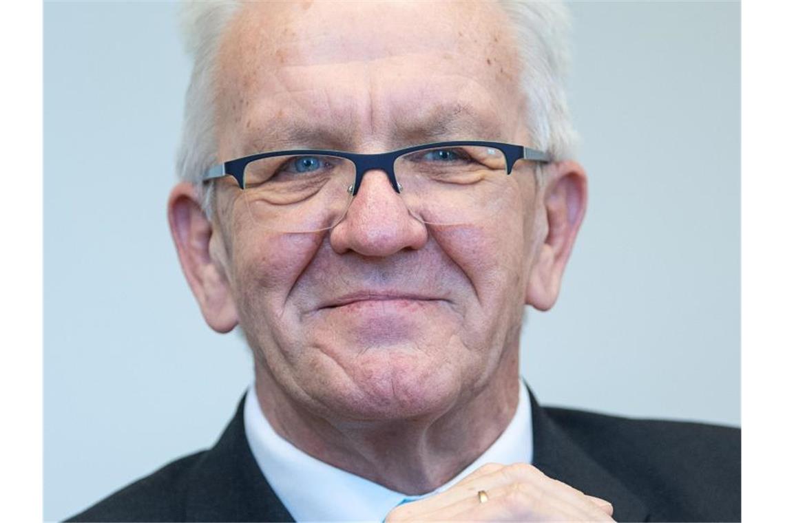 Winfried Kretschmann (Bündnis 90/Die Grünen), Ministerpräsident von Baden-Württemberg. Foto: Sebastian Gollnow/Archivbild