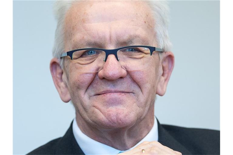 Winfried Kretschmann (Bündnis 90/Die Grünen), Ministerpräsident von Baden-Württemberg. Foto: Sebastian Gollnow/Archivbild