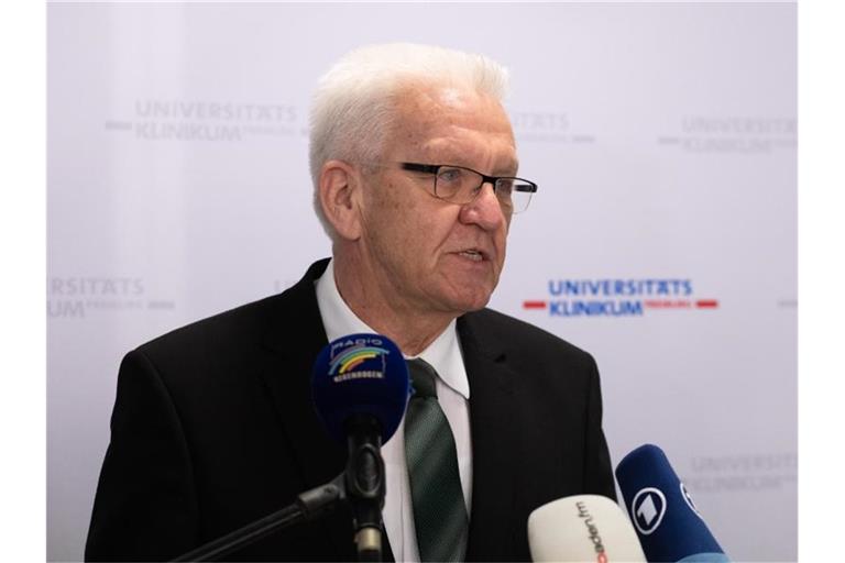 Winfried Kretschmann (Bündnis 90/Die Grünen), Ministerpräsident von Baden-Württemberg. Foto: Philipp von Ditfurth/dpa