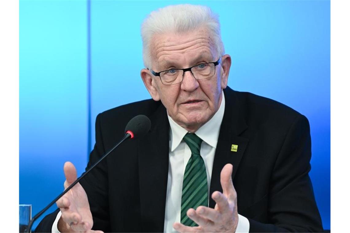 Winfried Kretschmann (Bündnis 90/Die Grünen), Ministerpräsident von Baden-Württemberg. Foto: Bernd Weißbrod/dpa