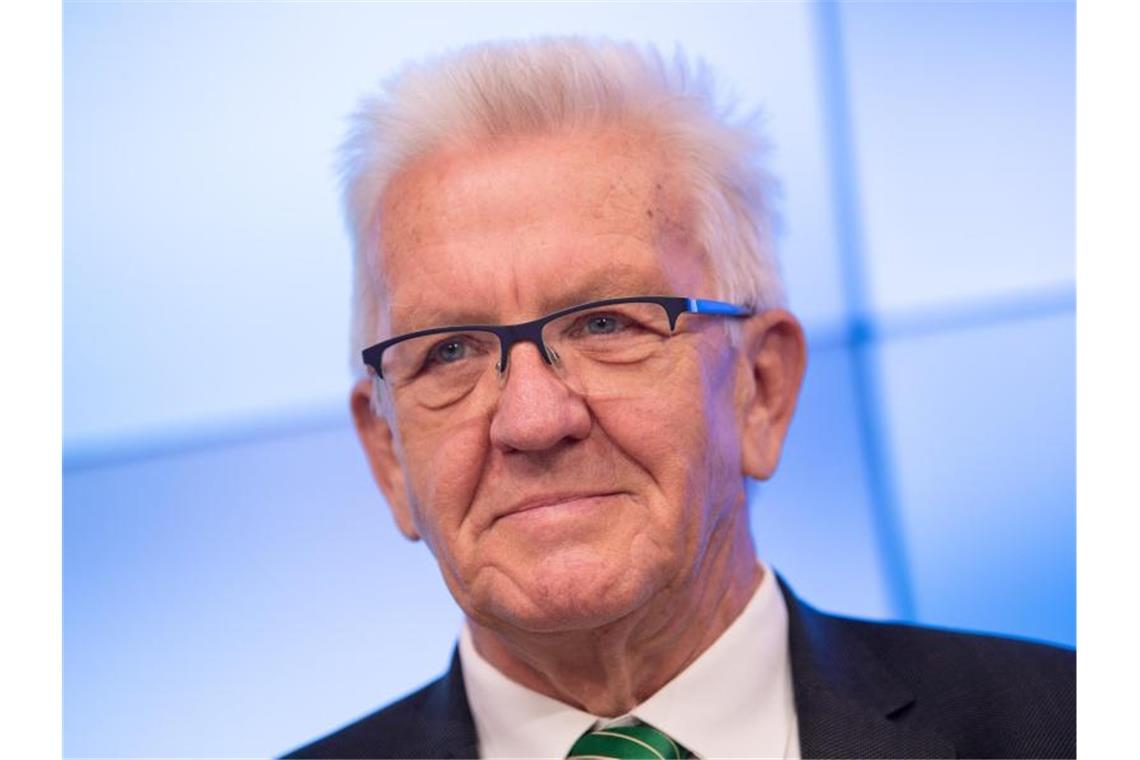 Winfried Kretschmann (Bündnis 90/Die Grünen), Ministerpräsident von Baden-Württemberg. Foto: Sebastian Gollnow/Archivbild