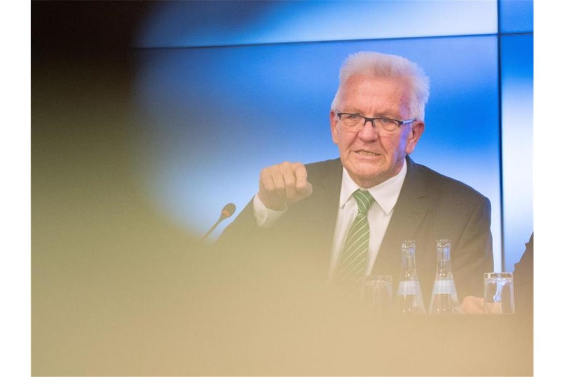 Winfried Kretschmann (Bündnis 90/Die Grünen), Ministerpräsident von Baden-Württemberg. Foto: Sebastian Gollnow/dpa