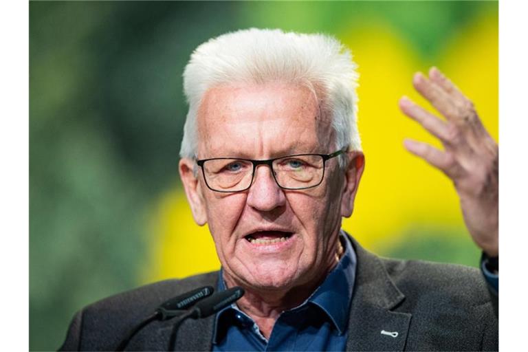 Winfried Kretschmann (Bündnis 90/Die Grünen), Ministerpräsident von Baden-Württemberg. Foto: Guido Kirchner/dpa/Archivbild