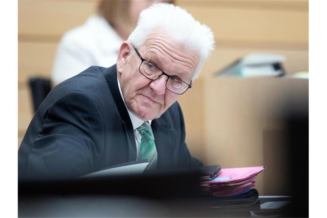 Kretschmanns Kritik: Umgang von CDU und SPD mit Parteichefs Winfried Kretschmann (Bündnis 90/Die Grünen), Ministerpräsident von Baden-Württemberg. Foto: Tom Weller/dpa/Archivbild
