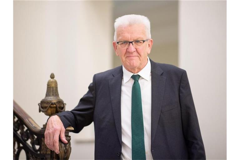 Winfried Kretschmann (Bündnis 90/Die Grünen), Ministerpräsident von Baden-Württemberg. Foto: Sebastian Gollnow/dpa/Archivbild