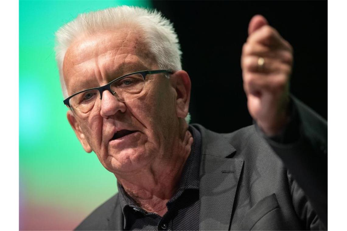 Winfried Kretschmann (Bündnis 90/Die Grünen), Ministerpräsident von Baden-Württemberg. Foto: Sebastian Gollnow/dpa/Archivbild