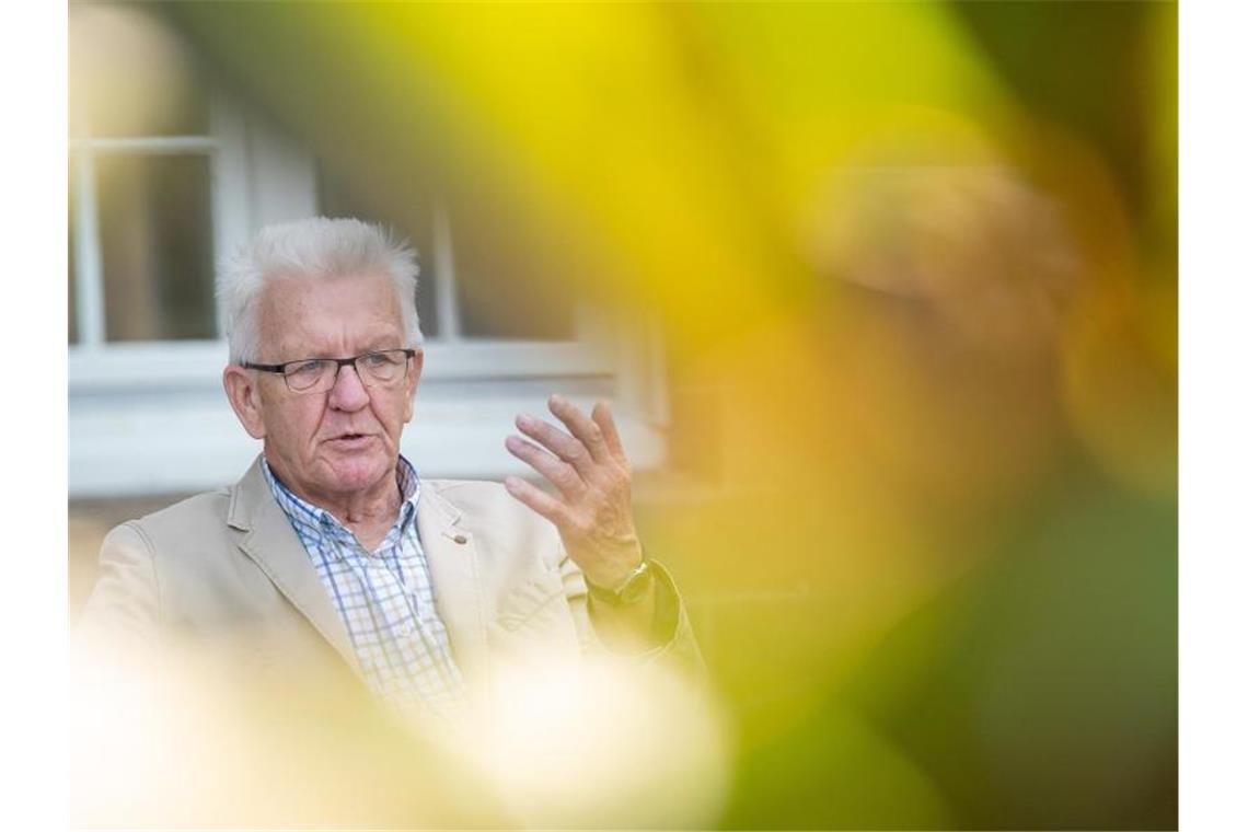 Winfried Kretschmann (Bündnis 90/Die Grünen), Ministerpräsident von Baden-Württemberg. Foto: Sebastian Gollnow/dpa