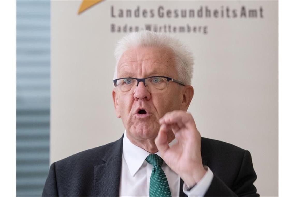 Winfried Kretschmann (Bündnis 90/Die Grünen) bei einem Termin. Foto: Marijan Murat/dpa/Archivbild