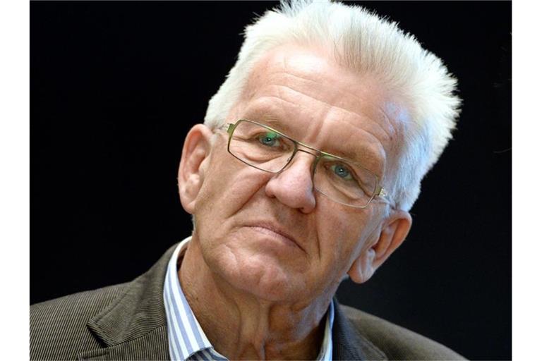 Winfried Kretschmann (Bündnis 90/Die Grünen) bei einer Veranstaltung. Foto: Bernd Weissbrod/dpa/Archivbild