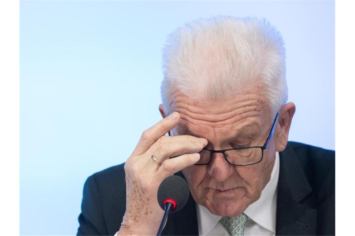 Bund-Länder-Schalte: Kretschmann unzufrieden mit Ergebnissen Winfried Kretschmann (Bündnis 90/Die Grünen). Foto: Bernd Weißbrod/dpa