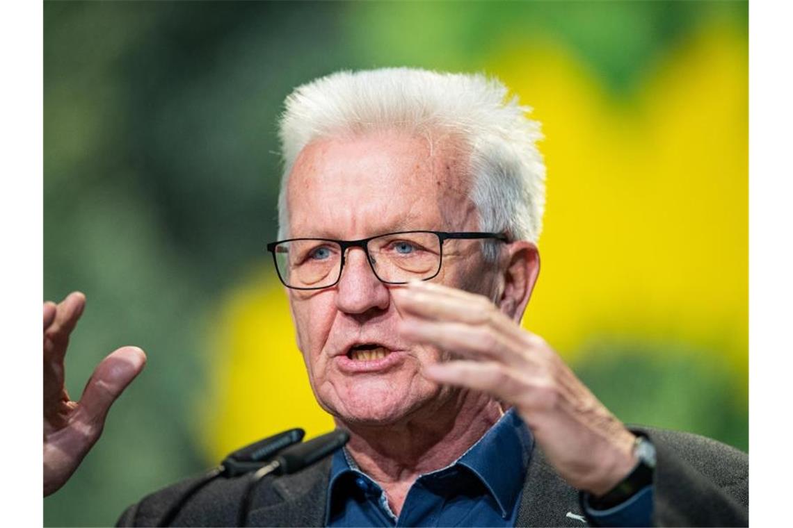 Winfried Kretschmann (Bündnis 90/Die Grünen). Foto: Guido Kirchner/dpa/Archivbild