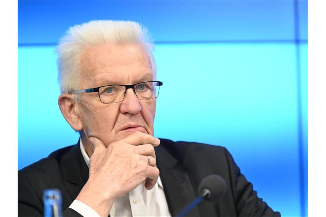 Islamunterricht: Kretschmann warnt vor Scheitern Winfried Kretschmann (Bündnis 90/Die Grünen) spricht. Foto: Bernd Weissbrod/dpa/Archivbild