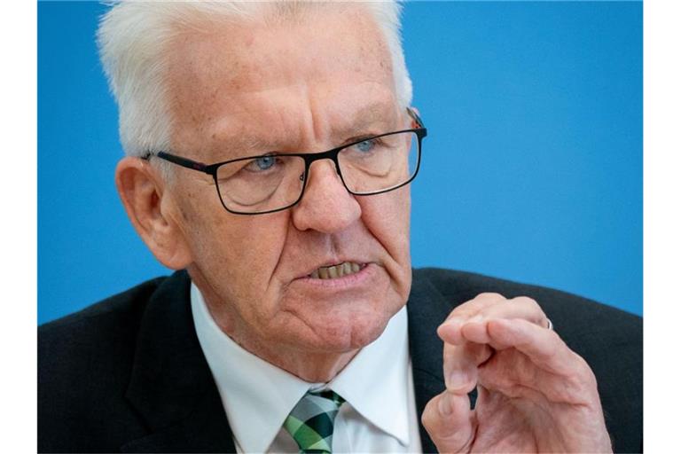 Winfried Kretschmann (Bündnis90/Die Grünen), Ministerpräsident von Baden-Württemberg. Foto: Kay Nietfeld/Archivbild