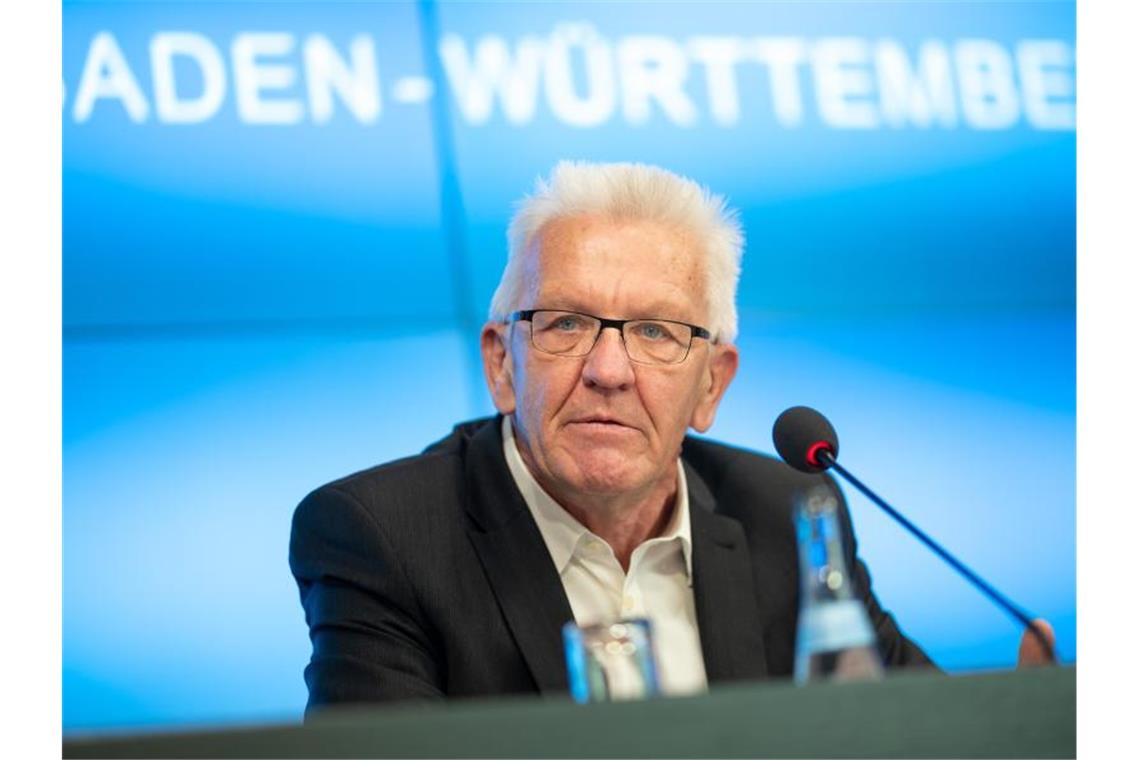 Umweltschützer kritisch: „Klimaschutzgesetz enttäuschend“ Winfried Kretschmann, der Ministerpräsident von Baden-Württemberg. Foto: Sebastian Gollnow/dpa/Archivbild
