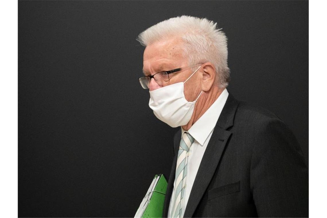 Corona: Kretschmann pocht vor Spitzentreffen auf Einigkeit Winfried Kretschmann (Die Grünen), Ministerpräsident von Baden-Württemberg. Foto: Marijan Murat/dpa/Archiv